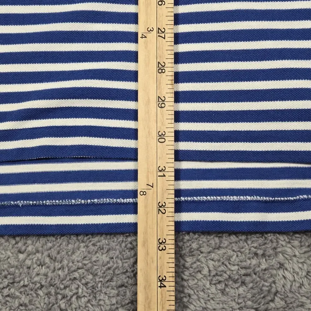 Polo Ralph Lauren Striped Short-Sleeve Polo Shirt Blue/ White Men’s XL